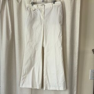 Talbots Cream Boot Cut Pants